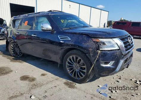 2023 Nissan Armada Platinum из США, поврежденный, VIN JN8AY2CD9P9690803